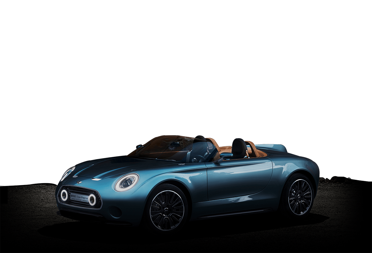 MINI Superleggera Vision μπροστινό διαγώνιο προφίλ
